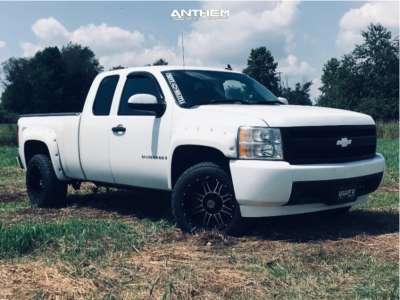 2008 Chevrolet Silverado 1500 - 20x12 -44mm - Anthem Off-Road Instigator - Stock Suspension - 33" x 12.5"