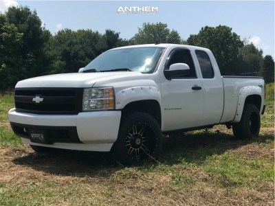 1 2008 Silverado 1500 Chevrolet Stock Stock Anthem Instigator Machined Black