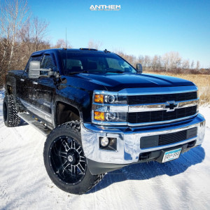 2015 Chevrolet Silverado 2500 HD - 22x12 -44mm - Anthem Off-Road Instigator - Suspension Lift 3.5" - 325/50R22