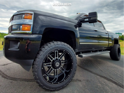1 2015 Silverado 2500 Hd Chevrolet Rough Country Suspension Lift 35in Anthem Instigator Machined Black