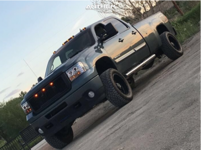 2011 GMC Sierra 3500 HD - 20x10 -24mm - Anthem Off-Road Gunner - Leveling Kit - 305/55R20