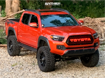 2016 Toyota Tacoma - 20x9 -12mm - Anthem Off-Road Defender - Suspension Lift 6" - 35" x 13.5"
