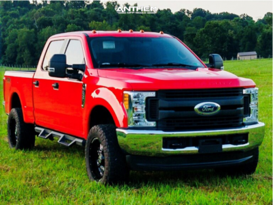 2017 Ford F-250 Super Duty - 20x9 -12mm - Anthem Off-Road Enforcer - Leveling Kit - 295/60R20