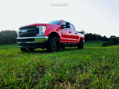 1 2017 F 250 Super Duty Ford Rancho Stock Anthem Enforcer Machined Black