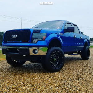 2012 Ford F-150 - 20x12 -44mm - Anthem Off-Road Gunner - Suspension Lift 4" - 305/50R20