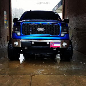 1 2012 F 150 Ford Rough Country Suspension Lift 4in Anthem Off Road A761 Gunner Machined Accents
