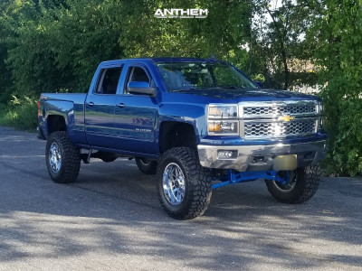 2015 Chevrolet Silverado 1500 - 20x10 -24mm - Anthem Off-Road Gunner - Suspension Lift 9" - 37" x 12.5"