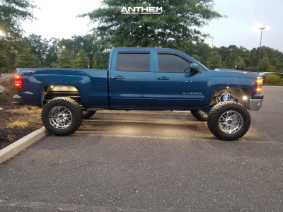 1 2015 Silverado 1500 Chevrolet Readylift Suspension Lift 9in Anthem Gunner Chrome