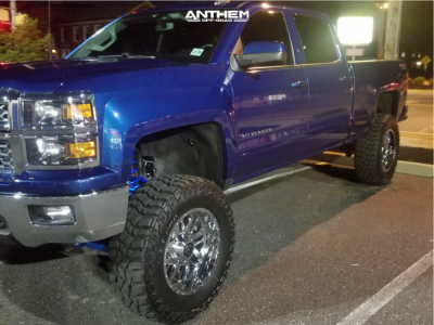 1 2015 Silverado 1500 Chevrolet Readylift Suspension Lift 9in Anthem Gunner Chrome