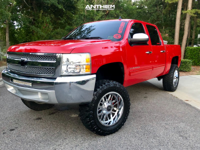 2012 Chevrolet Silverado 1500 - 20x10 -24mm - Anthem Off-Road Gunner - Suspension Lift 6.5" - 35" x 12.5"