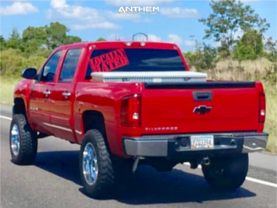 1 2012 Silverado 1500 Chevrolet Custom Suspension Lift 65in Anthem Off Road Gunner Chrome