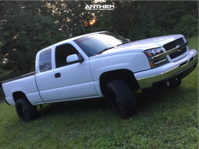 2003 Chevrolet Silverado 1500 - 20x10 -24mm - Anthem Off-Road Gunner - Leveling Kit - 275/55R20