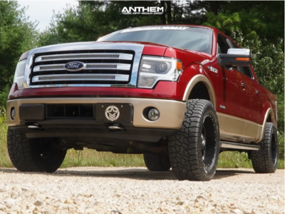 2014 Ford F-150 - 20x10 -24mm - Anthem Off-Road Gunner - Leveling Kit - 305/55R20