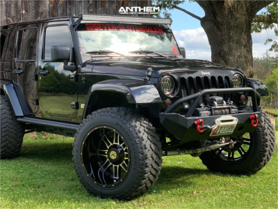 2013 Jeep Wrangler JK - 22x14 -76mm - Anthem Off-Road Instigator - Suspension Lift 4.5" - 37" x 13.5"
