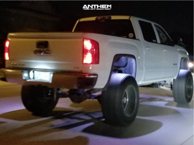 1 2014 Sierra 1500 Gmc Mcgaughys Suspension Lift 9in Anthem Gunner Black Milled