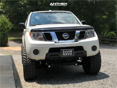2014 Nissan Frontier - 20x10 -24mm - Anthem Off-Road Gunner - Suspension Lift 6" - 295/55R20