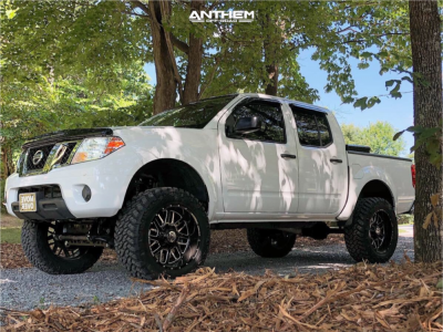 1 2014 Frontier Nissan Rough Country Suspension Lift 6in Anthem Gunner Machined Accents