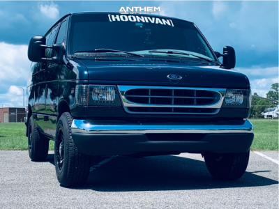 2000 Ford E-350 Super Duty - 17x9 0mm - Anthem Off-Road Instigator - Stock Suspension - 245/75R17