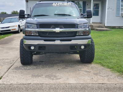 1 2003 Avalanche 1500 Chevrolet Rough Country Suspension Lift 6in Anthem Defender Black