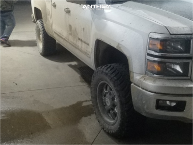 2015 Chevrolet Silverado 1500 - 18x9 0mm - Anthem Off-Road Commander - Suspension Lift 4" - 33" x 12.5"