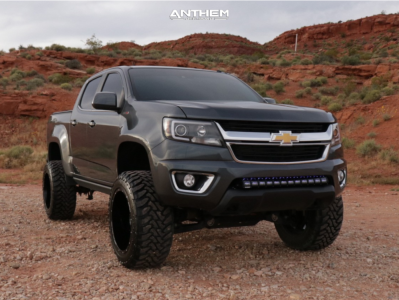 2016 Chevrolet Colorado - 20x12 -44mm - Anthem Off-Road Equalizer - Suspension Lift 5.5" - 33" x 12.5"