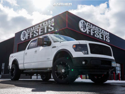 2013 Ford F-150 - 20x10 -24mm - Anthem Off-Road Defender - Suspension Lift 2.5" - 305/55R20