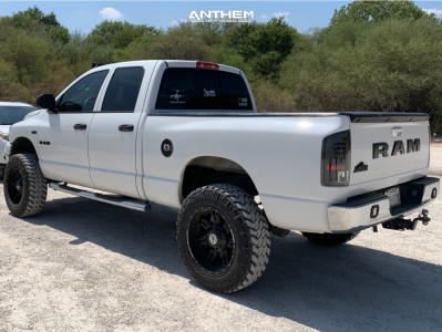 1 2008 Ram 1500 Dodge Maxtrac Suspension Lift 7in Anthem Off Road Aviator Black