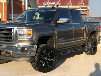 2015 GMC Sierra 1500 - 20x10 -24mm - Anthem Off-Road Equalizer - Suspension Lift 4.5" - 33" x 12.5"