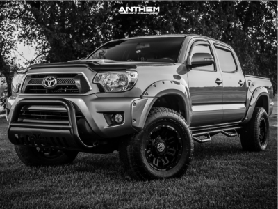 2015 Toyota Tacoma - 17x9 -12mm - Anthem Off-Road Defender - Suspension Lift 2.5" - 285/75R17