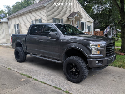 2016 Ford F-150 - 20x12 -44mm - Anthem Off-Road Instigator - Suspension Lift 6" - 35" x 12.5"