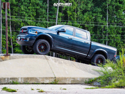 1 2016 1500 Ram Readylift Suspension Lift 4in Anthem Gunner Matte Black