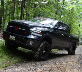 1 2016 1500 Ram Readylift Suspension Lift 4in Anthem Gunner Matte Black