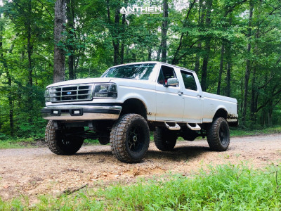 1 1997 F 250 Ford Custom Suspension Lift 4in Anthem Gunner Machined Accents