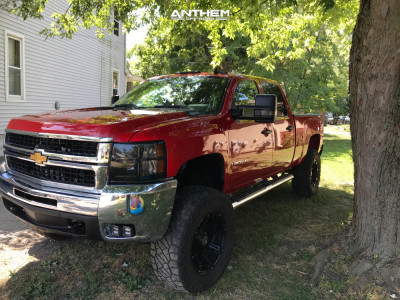 1 2008 Silverado 2500 Hd Chevrolet Rough Country Suspension Lift 65in Anthem Defender Black