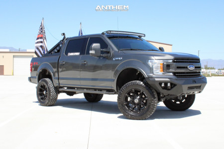 1 2019 F 150 Ford Bds Suspension Lift 6in Anthem A712 Defender Matte Black