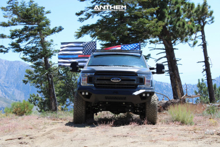 1 2019 F 150 Ford Bds Suspension Lift 6in Anthem A712 Defender Matte Black