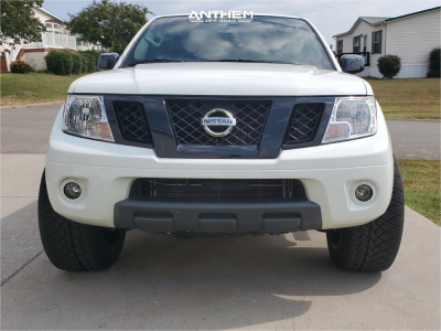 1 2018 Frontier Nissan Rough Country Suspension Lift 25in Anthem Equalizer Matte Black