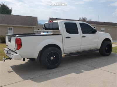 1 2018 Frontier Nissan Rough Country Suspension Lift 25in Anthem Equalizer Matte Black