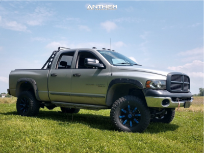 2005 Dodge Ram 2500 - 17x9 -12mm - Anthem Off-Road Defender - Suspension Lift 3" - 35" x 12.5"