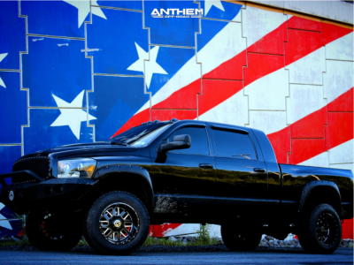 1 2006 Ram 2500 Dodge Carli Suspension Lift 3in Anthem Gunner Machined Black