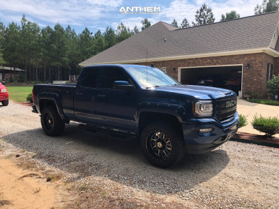 2018 GMC Sierra 1500 - 20x10 -24mm - Anthem Off-Road Gunner - Leveling Kit - 305/55R20