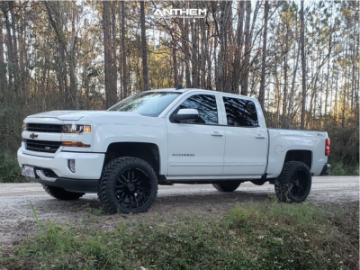 2018 Chevrolet Silverado 1500 - 20x10 -24mm - Anthem Off-Road Equalizer - Leveling Kit - 33" x 12.5"