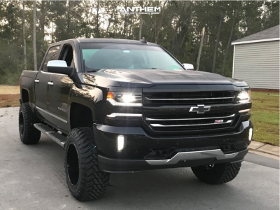 2018 Chevrolet Silverado 1500 - 20x12 -44mm - Anthem Off-Road Enforcer - Suspension Lift 7" - 35" x 12.5"
