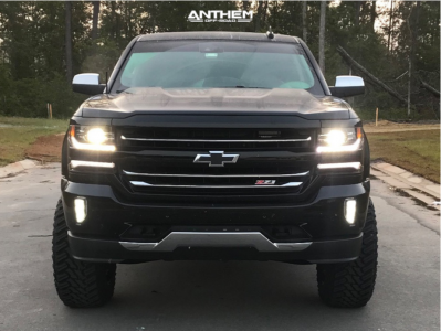 1 2018 Silverado 1500 Chevrolet Rough Country Suspension Lift 7in Anthem Enforcer Black