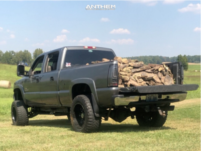 1 2002 Silverado 2500 Hd Chevrolet Rough Country Suspension Lift 6in Anthem Equalizer Black
