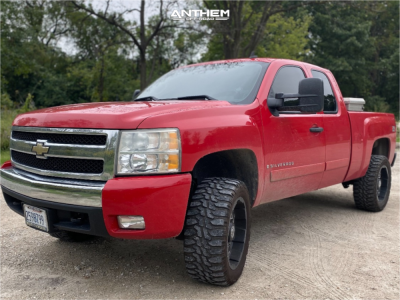 2008 Chevrolet Silverado 1500 - 20x10 -24mm - Anthem Off-Road Enforcer - Leveling Kit - 33" x 12.5"