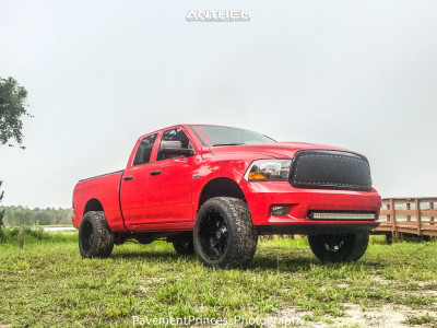 2012 Ram 1500 - 20x12 -44mm - Anthem Off-Road Instigator - Suspension Lift 6" - 305/55R20