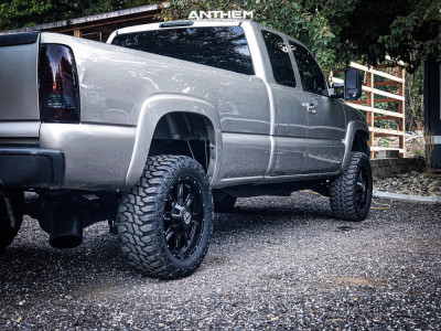 1 2002 Silverado 2500 Hd Chevrolet Stock Leveling Kit Anthem Commander Machined Black