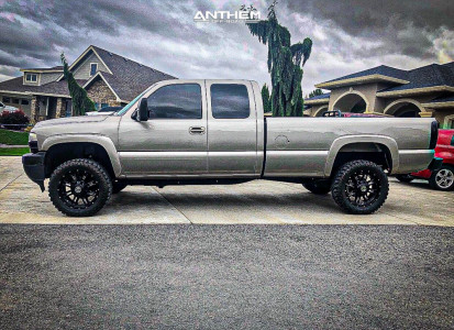 1 2002 Silverado 2500 Hd Chevrolet Stock Leveling Kit Anthem Commander Machined Black