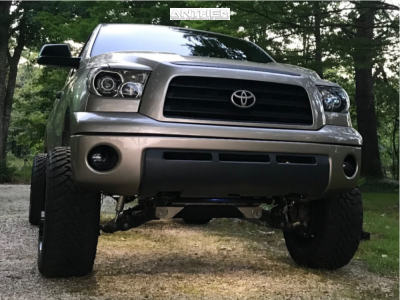 1 2007 Tundra Toyota Rough Country Suspension Lift 8in Anthem Aviator Black